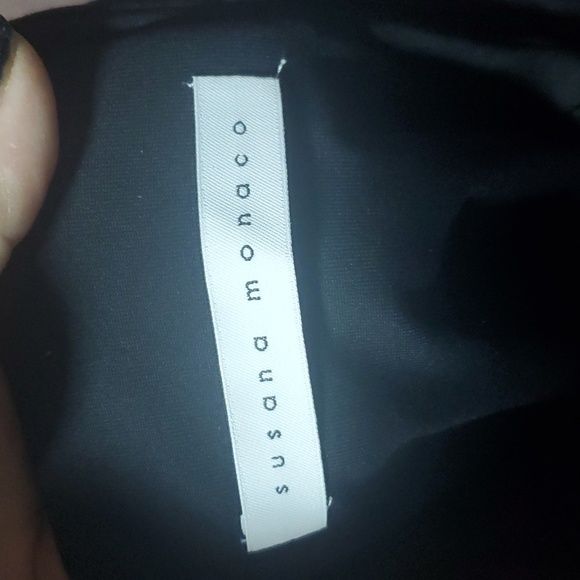 Susana Monaco Spaghetti Strap Gathered Asymmetric Mini Dress - Picture 4 of 5